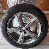 4 cerchi in lega originali Audi completi di gomme