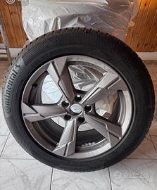 4 cerchi in lega originali Audi completi di gomme