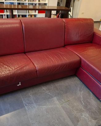 Divano Letto con chaise longue contenitore