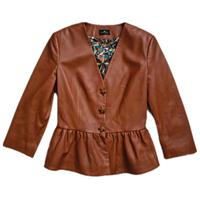 Giacca Elisabetta Franchi Pelle NUOVA IT 42