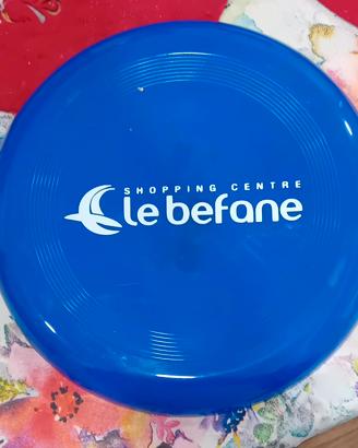 Frisbee blu promozionale Le Befane Rimini