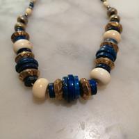 collana lapislazzuli e avorio