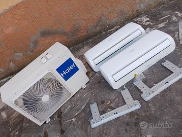 Dual split HAIER Condizionatore 9+9GasR32 RomaNord