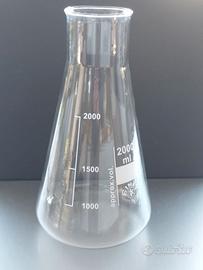 Matraccio Erlenmeyer SIMAX 2000 ml – vetro borosil