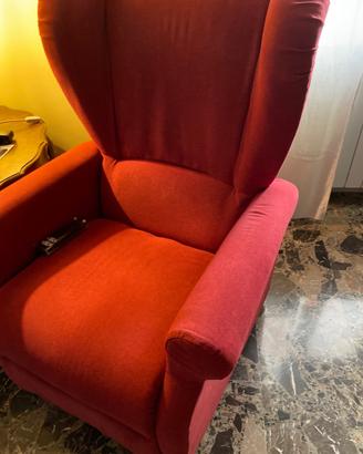 Poltrona reclinabile elettrica