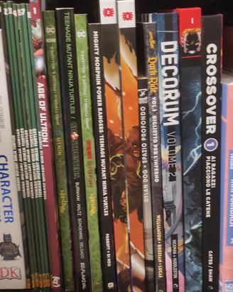 fumetti Marvel, DC e tmnt