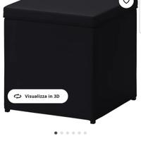 Poggiapiedi Portaoggetti Ikea Bosnäs