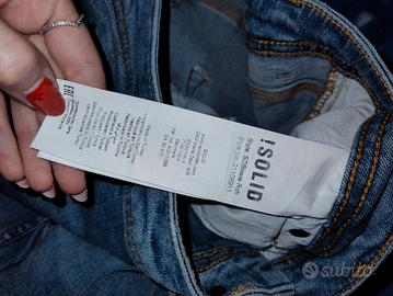 Jeans uomo denim tapared fit W32 L32 Solid!