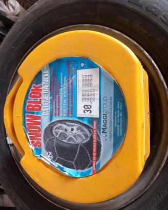 Catene da neve R12 R13 R14 R15 mai usate gruppo 30