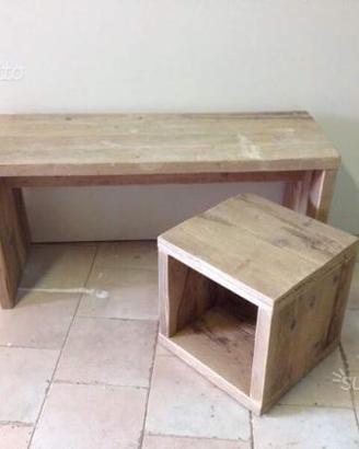 Tavolino assi di recupero