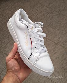 Sneaker Tommy Hilfiger Signature Pelle Bianca - 41