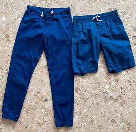 Set pantaloni 11/12 anni blu - primigi + kiabi