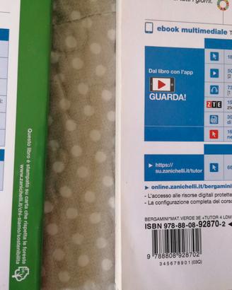Libri Matematica. Verde 4A 4B 978880892870-2