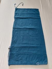 Federe cuscini tubolari blu avion carta zucchero