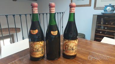 Lotto 3 Bottiglie Vintage Dolcetto e Grignolino