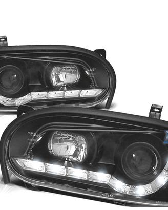 FARI VOLKSWAGEN VW GOLF 3 LED DIURNA NERI