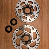 DISCO FRENO SHIMANO. 160MM + 140MM CENT LOCK 