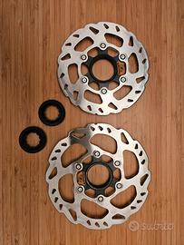 DISCO FRENO SHIMANO. 160MM + 140MM CENT LOCK 