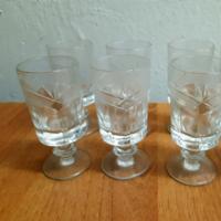 Servizio bicchieri di cristallo per 6 persone