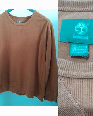 Felpa Timberland vintage 2XL Cotone cammello