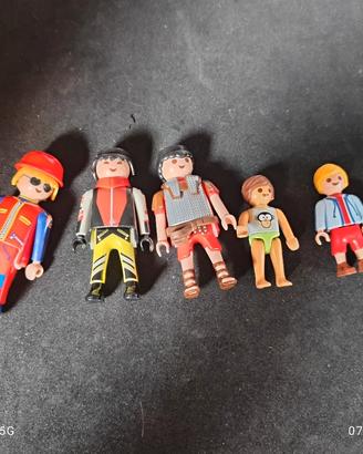 7 Personaggi Playmobil Vintage 