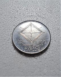 100 lire 1974 "rara moneta commemmorativa 1874-197
