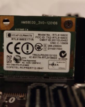SCHEDA WIFI MINI PCIe REALTEK RTL8188EE1T1R