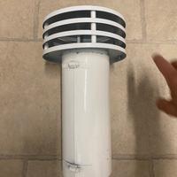 Esalatore fumi scaldino a gas