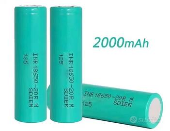 Batterie Samsung Ricaricabili Litio 3,7V 2000 mAh