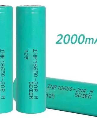 Batterie Samsung Ricaricabili Litio 3,7V 2000 mAh
