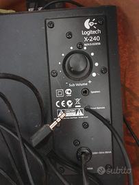 Logitech X-240 - Altoparlante 2.1, 25 W,