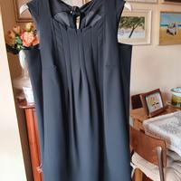 Elegante vestito nero nuovo Stefanel 44 
