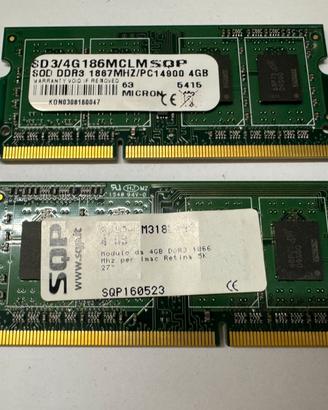 RAM QNAP TS-xxx SODIMM DDR3L 4GB 1867MHz PC3-14900