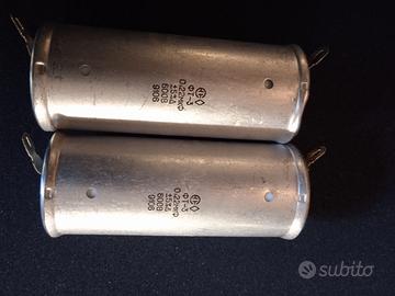 condensatori teflon-alluminio /carta-alluminio