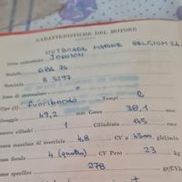 motore Marino fuoribordo 