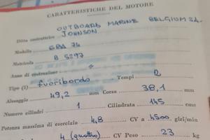 motore Marino fuoribordo 