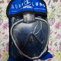 Maschera da immersione con boccaglio integrato