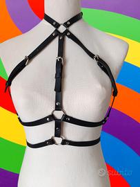 Pettorina harness cinghia imbracatura body gothic 