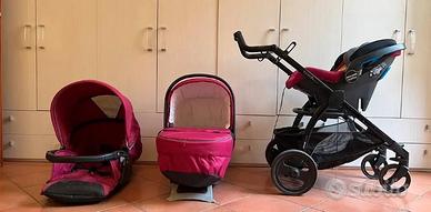 Trio PegPerego- Passeggino, ovetto, inglesina