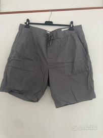 Nuovi pantaloni cargo grigi uomo