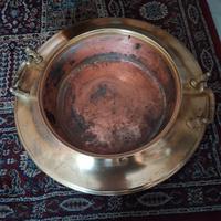 braciere ottone e rame 