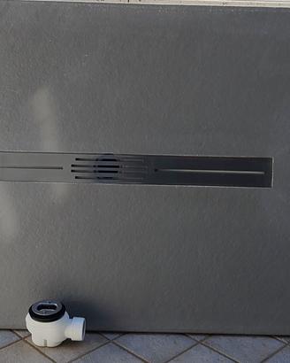 Piatto doccia Fiora 80x180 resina effetto pietra