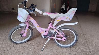 Bicicletta Bambina Papillon rosa ruota 16