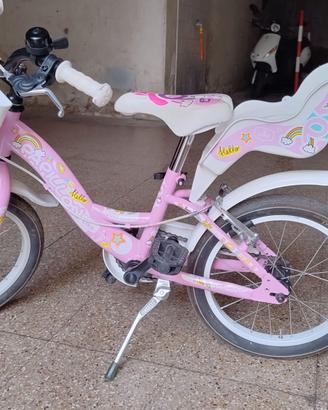 Bicicletta Bambina Papillon rosa ruota 16