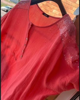 Blusa curvy- maniche regolabili