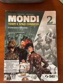 libro di storia “MONDI TEMPI E SPAZI CONNESSI 2”