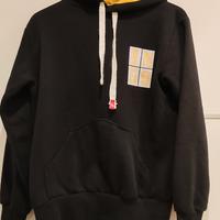 Felpa Nera Gialla Paco & Co Stile College taglia S