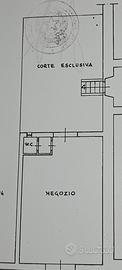Locale c1 40mq. +40 giardino +12cantina