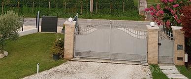 cancello in ferro battuto