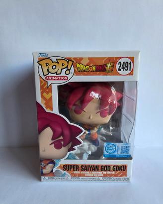 Funko Pop! Goku Super Saiyan God 2491 Dragon Ball